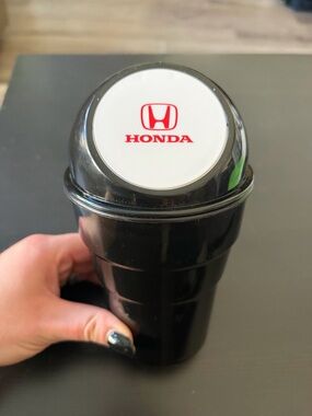 Honda Branded Cup Holder Garbage Can - Limited Edition